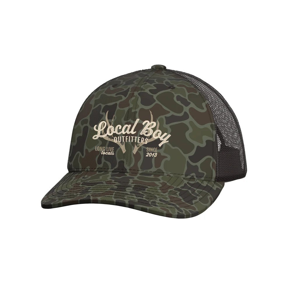 Local Boy Antler Arch Trucker Hat