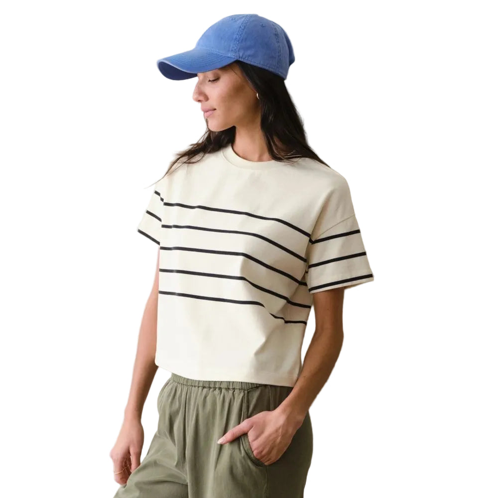 Marine Layer Women's Luxe Sueded Crew Tee