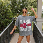 Gameday Couture Women's On The Ball Short Sleeve Tee - Alabama