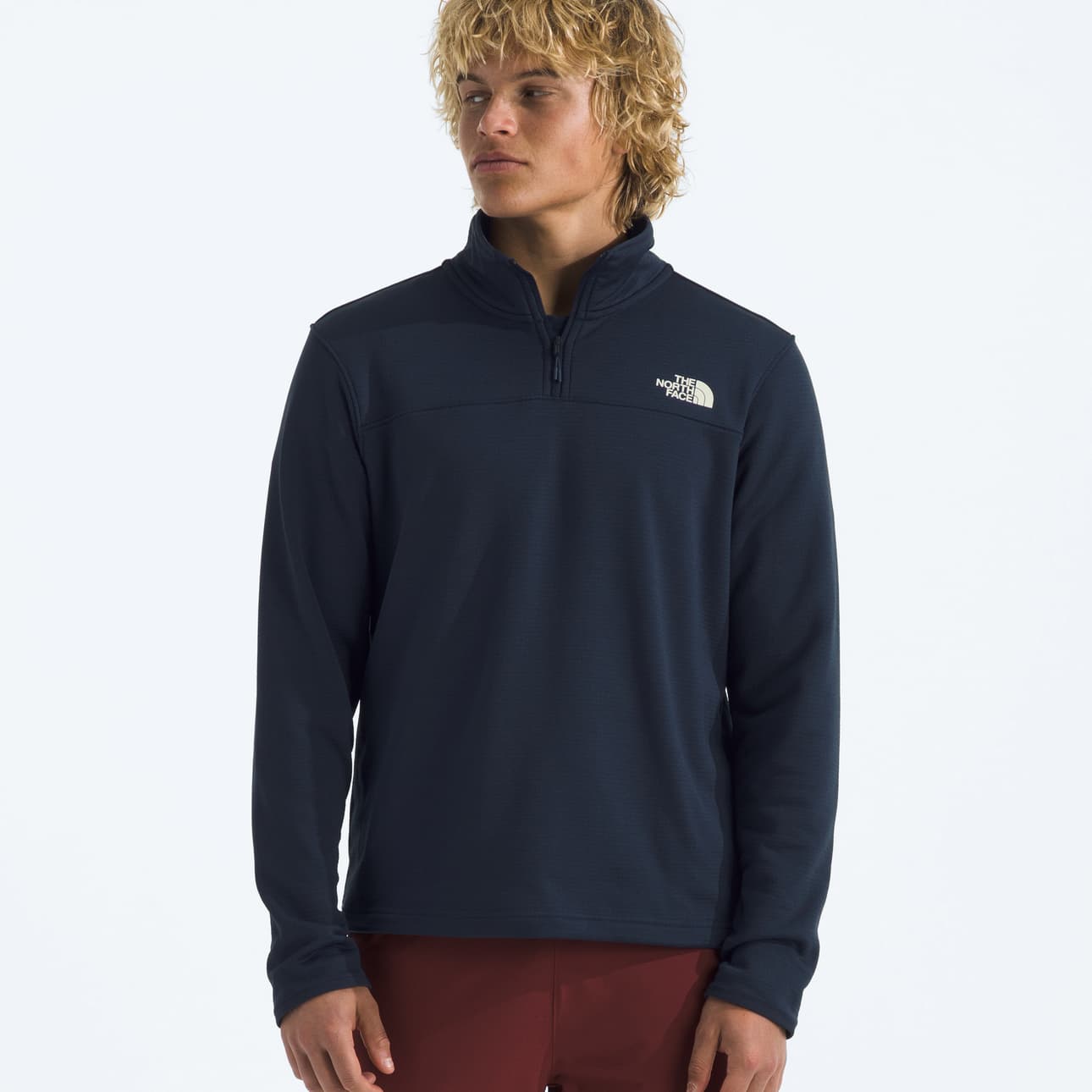 The North Face Men's Cedar Trail Grid Fleece 1/4 Zip – Mountain