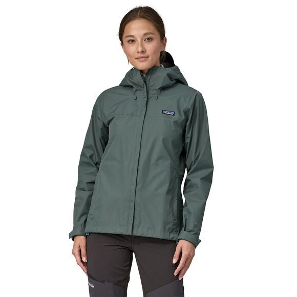Patagonia women's torrentshell jacket birch white 2025
