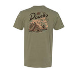 Poncho Men's Short Sleeve T-Shirt - Tailing Red