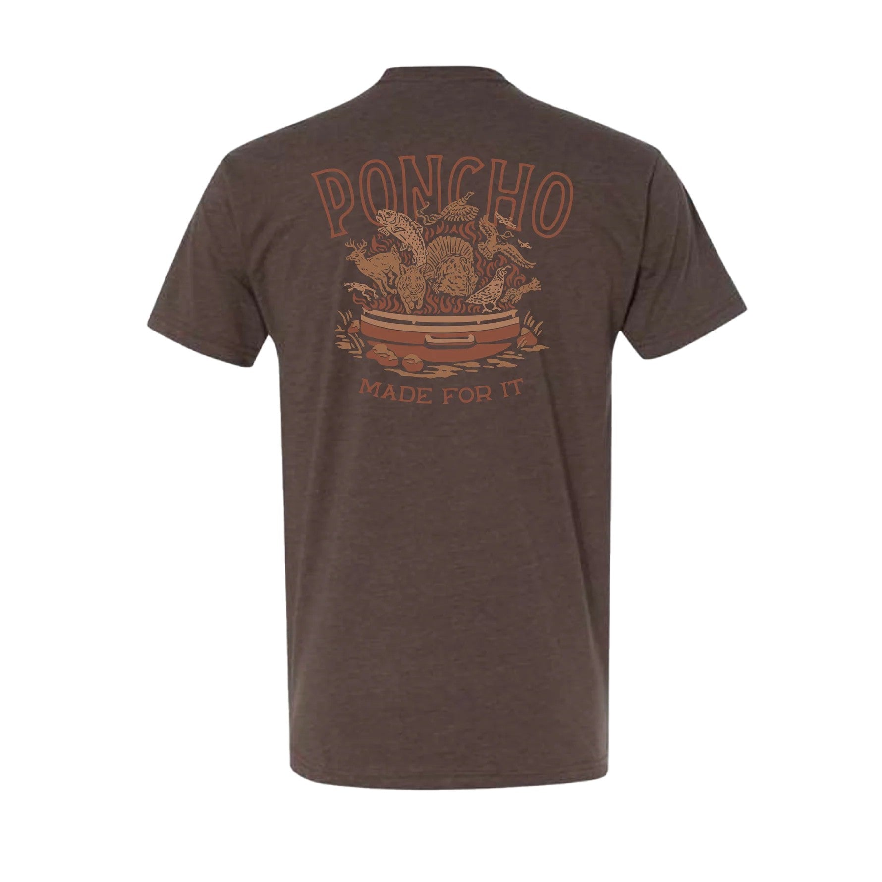 Poncho Short Sleeve T-Shirt - Land to Table
