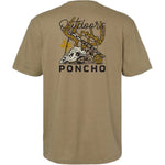 Poncho Men's Tan Buck Short Sleeve T-Shirt