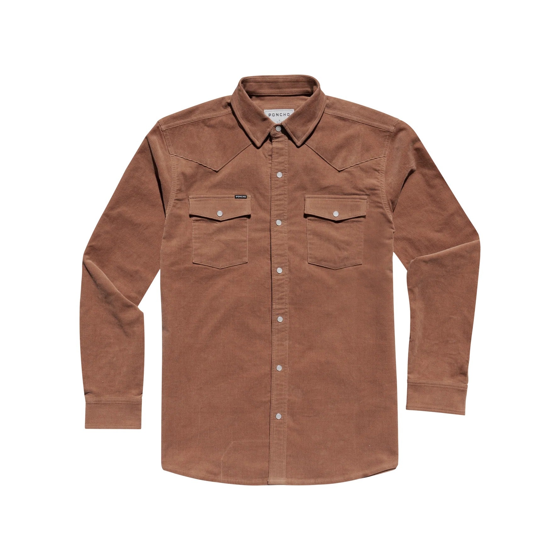 Poncho Men's Corduroy Long Sleeve - The Red Bud