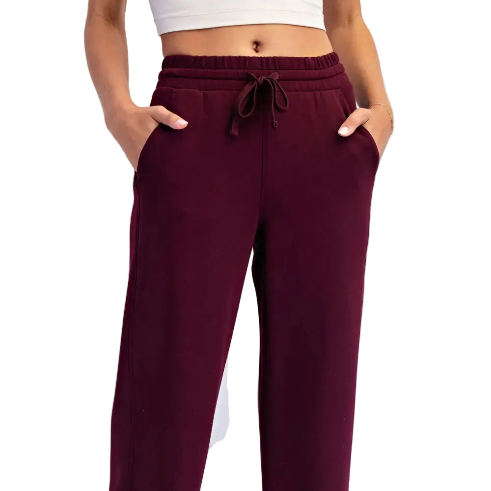 Rae Mode Women's Scuba Crop Wide Pant