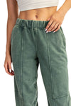 Rae Mode Women's Waffle Wide Leg Pant