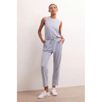 Z Supply Women's Rain Knit Denim Jumpsuit