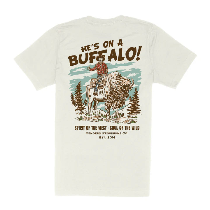 Sendero Men's Buffalo Short Sleeve T-Shirt