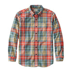 L.L. Bean's Men's Long Sleeve Scotch Plaid Flannel Shirt