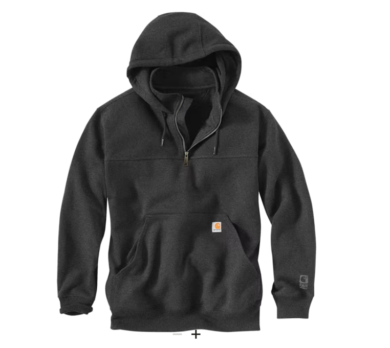 Carhartt Men's Rain Defender Loose Fit Heavyweight 1/4 Zip Hoodie