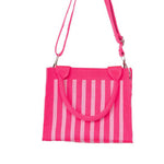KatyDid Striped Structured Mini Tote