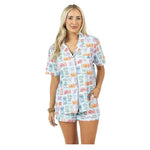 KatyDid Traveling Matchbook Pajama Set