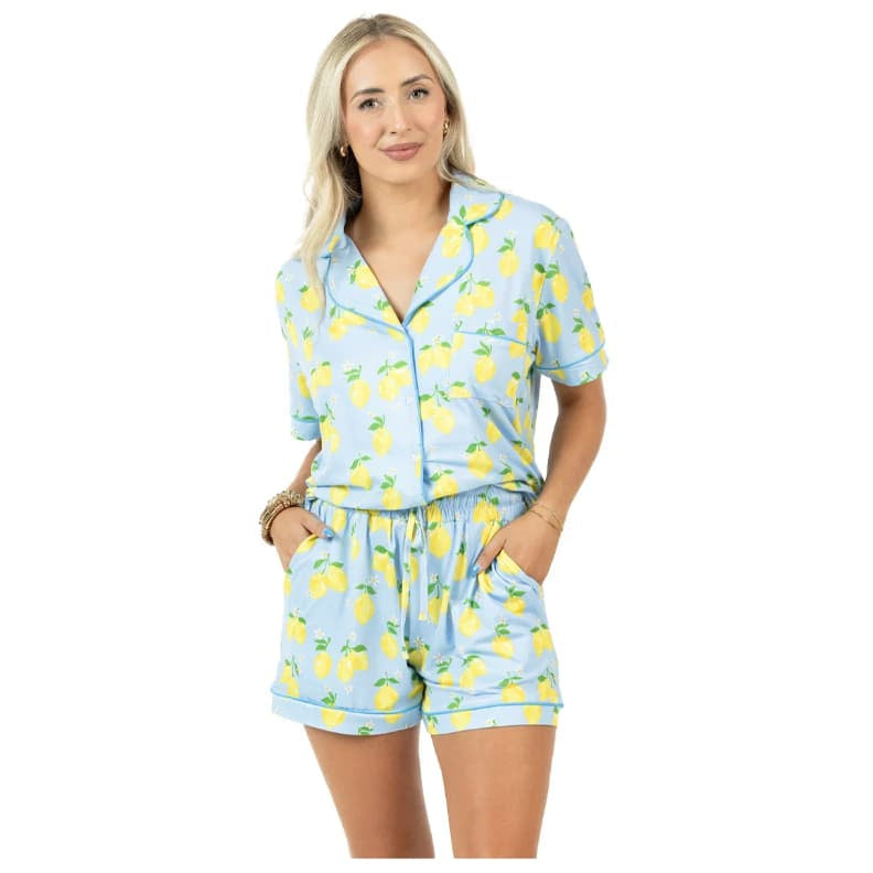KatyDid Zesty Lemons Pajama Set