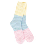 Worlds Softest Socks Women's Light Weight Cable Crew Sock