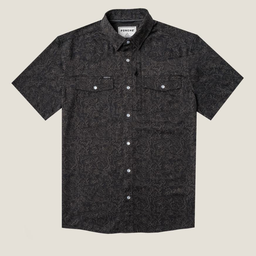 Poncho Men's The John Coffee Short Sleeve