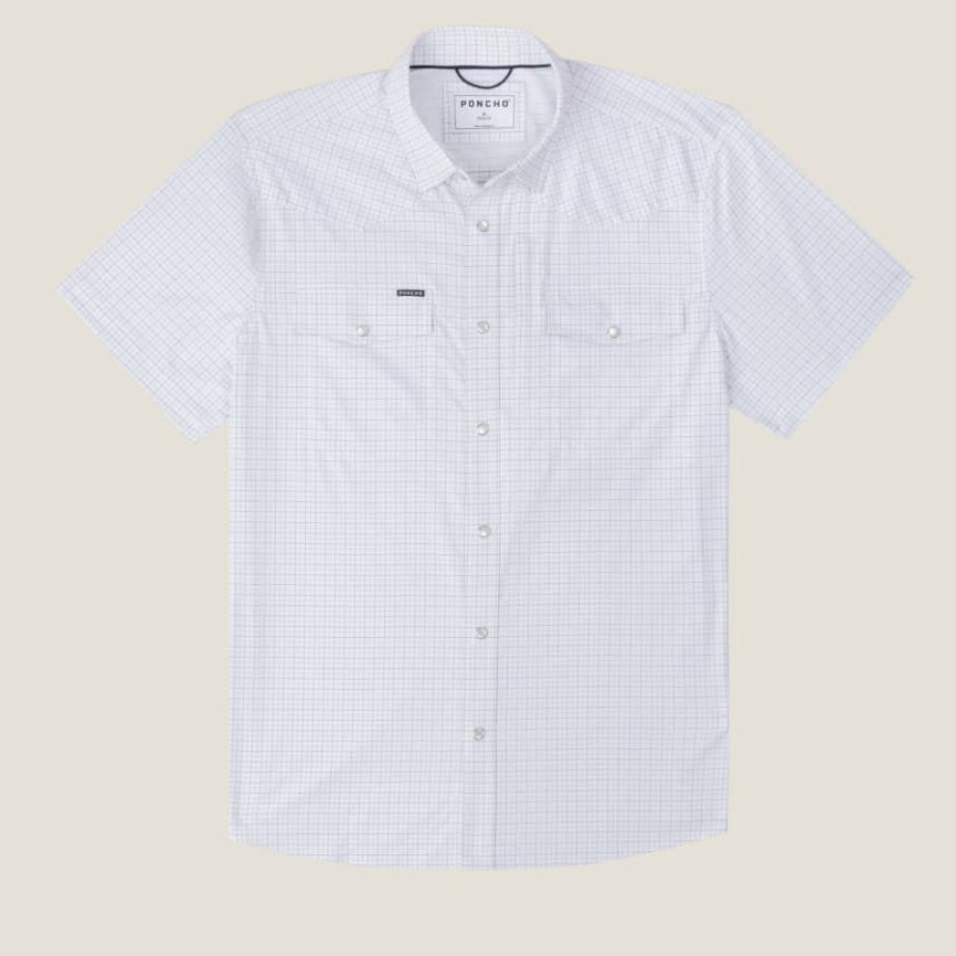 Poncho Men's Auctioneer Shirt Short Sleeve - Slim