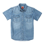 Sendero Men's Wyatt Short Sleeve Pearl Snap Denim Shirt