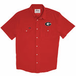 Snaps Men's Georgia Pearl Snap Short Sleeve Shirt