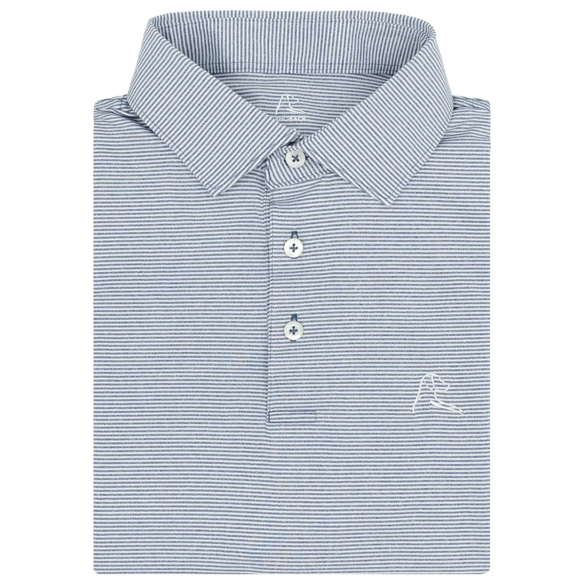 Rhoback Men's The Whaler Heather Stripe Polo