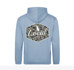 Local Boy Ourfitter's Youth Brushwood Hoodie - Dog & Moon Camo Badge