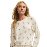 Z Supply Bisous Love Pup Long Sleeve Top