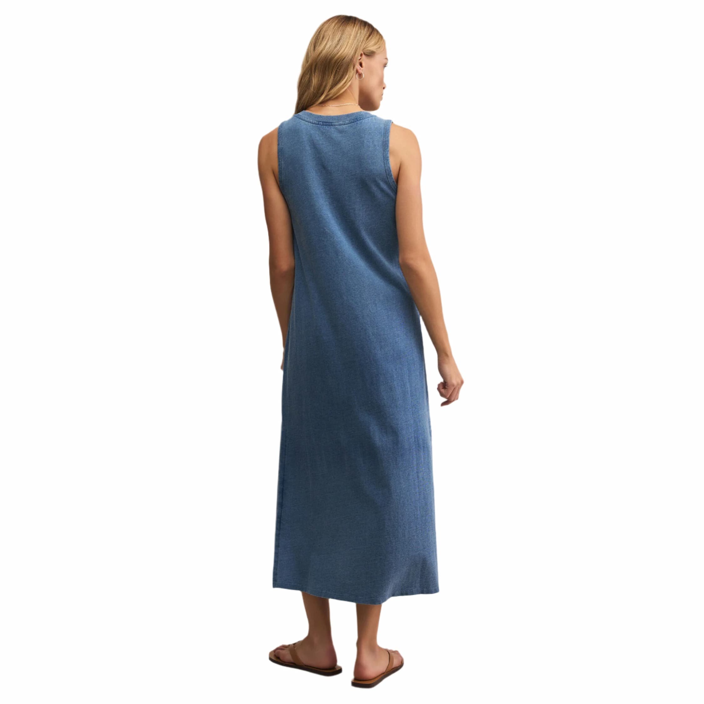 chinese dress ladies Faithfull The Brand Vera Striped Cotton Strapless Maxi Dress main image 1