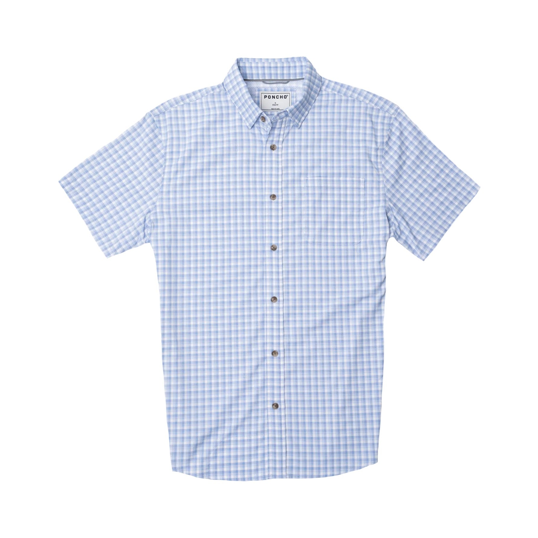 Poncho Men's Ultra-Lite Short Sleeve Performance - The Blue Runner