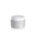 Volcano White Printed Travel Tin Candle