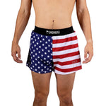 ChicknLegs Men's USA Half Split Shorts 4