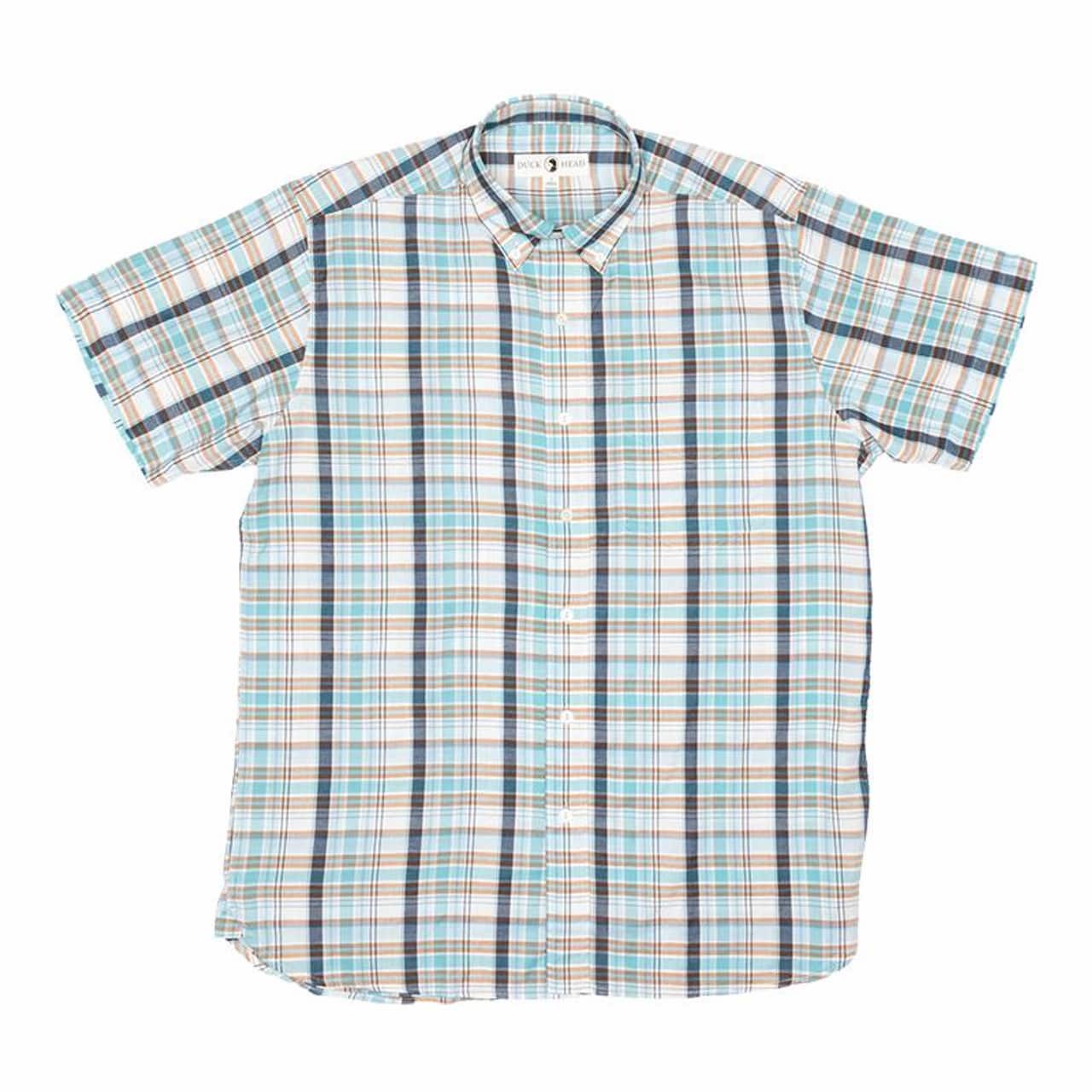 Duck Head Men's Dunlap Plaid Short Sleeve Shirt