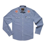 Howler Brothers Men's Crosscut Deluxe Long Sleeve Snapshirt