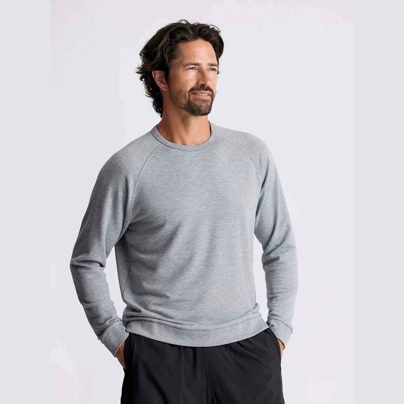 Free Fly Men's Bamboo Lightweight Fleece Crew