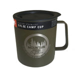 GSI Glacier Stainless Camp Cup Mountain High Logo