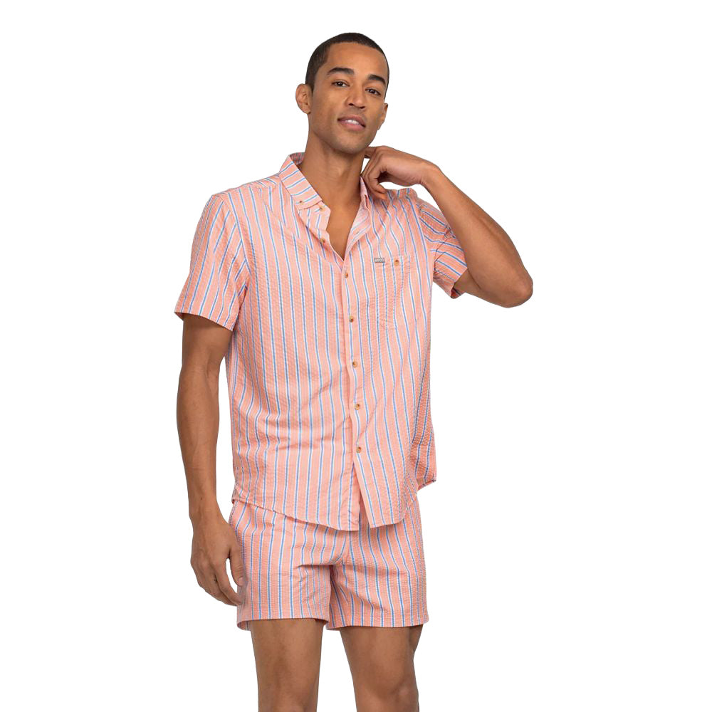 Southern Shirt Men's Boardwalk Seersucker Baja