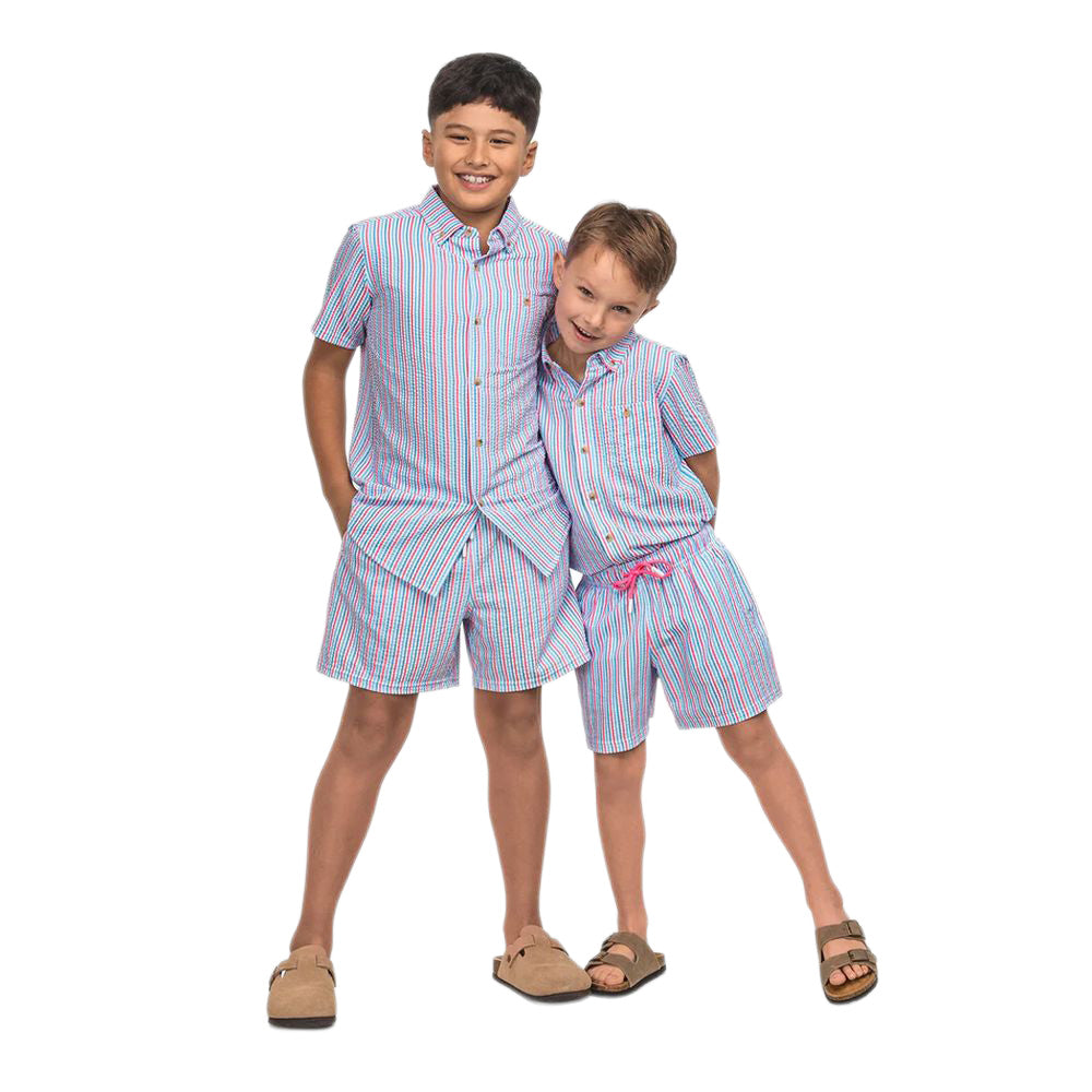 Southern Shirt Boys Clubhouse Seersucker Swim