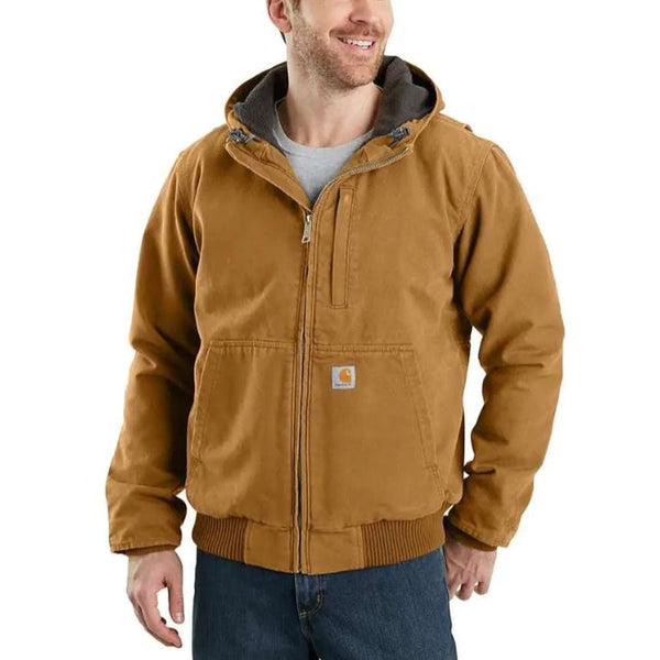 Dark Brown Men's Full Swing Armstrong Active Jacket Carhartt