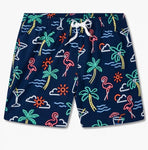 Men's Neon Light Swim Trunk Zp-7