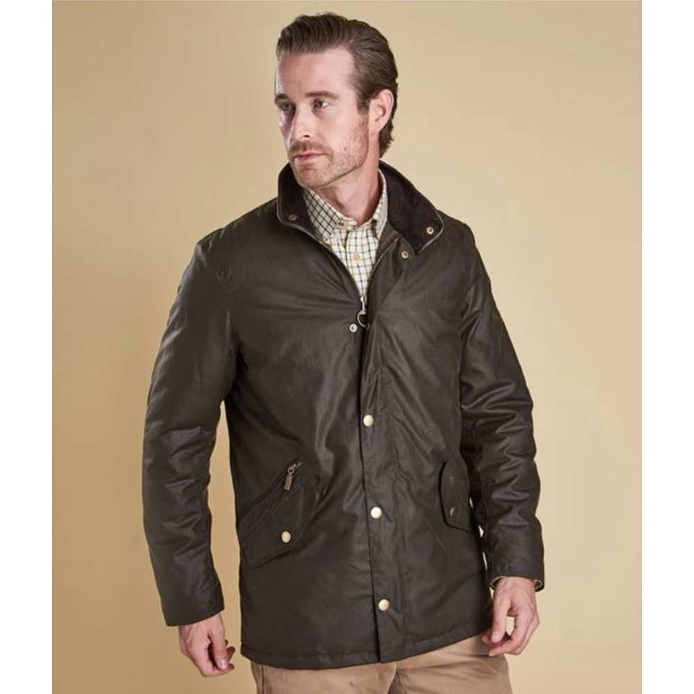 Men's barbour prestbury wax jacket discount