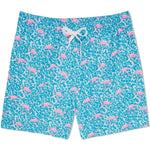 Men's The Domingos are for Flamingos Stretch Swim Trunk - 5.5