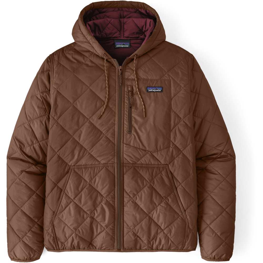 Men's Diamond Quilted Bomber Hoody