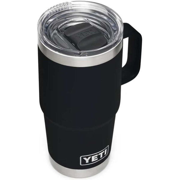 YETI RAMBLER 20 OZ TRAVEL MUG WHITE