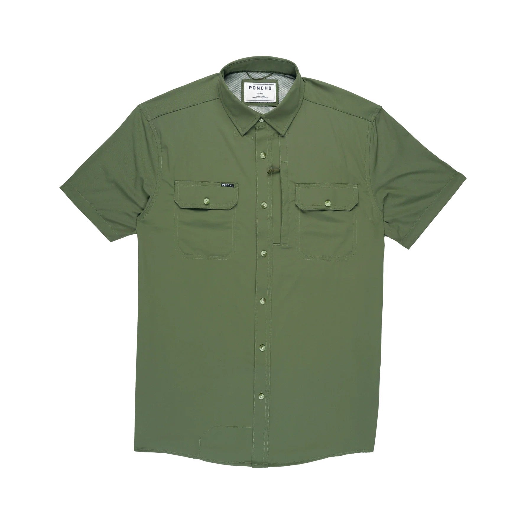 Poncho Men's Original Short Sleeve Performance Shirt - The Roaring Fork