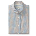 Duck Head Men's Long Sleeve Cotton Cashmere Poplin Sport Shirt - Rollins Plaid
