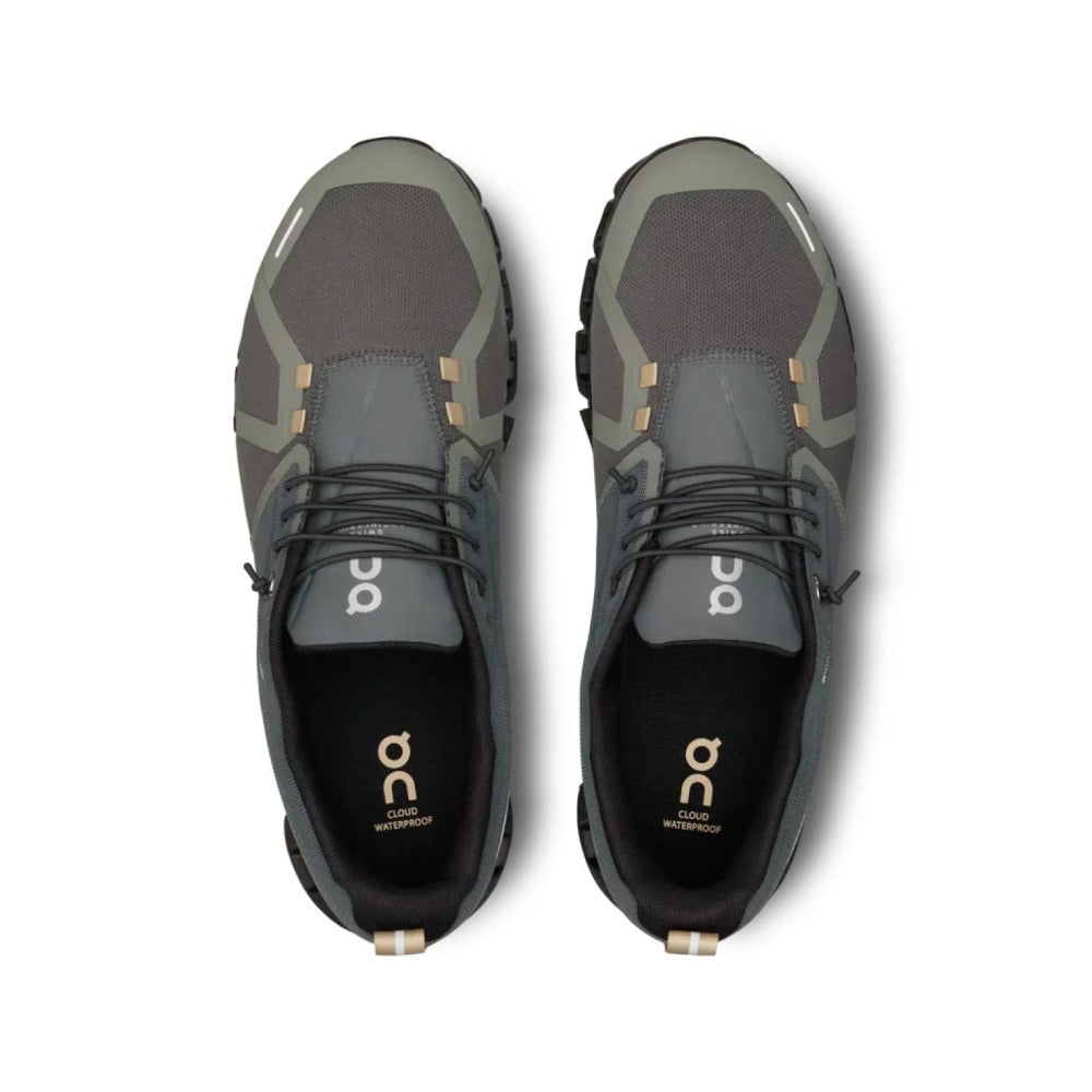 On Cloud Cloud 5 Waterproof 24.5 グレー Mens On Cloud 5 Waterproof Sneakers In Grey | Soletrader