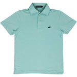 Youth Biscayne Heather Performance Polo