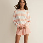 Z Supply Women's Saldana Stripe Sweatshirt